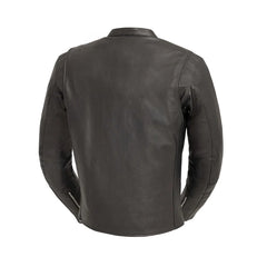Image 3 of Iron Ascent Men's Motorcycle Leather Jacket