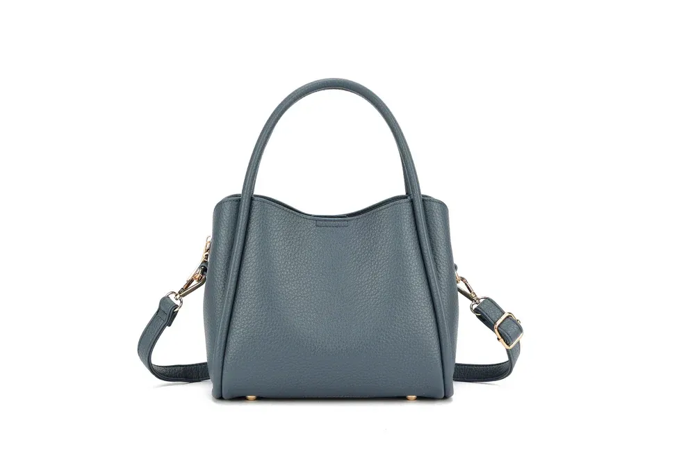 Image 4 of Faux Leather Loop Shoulder Bag