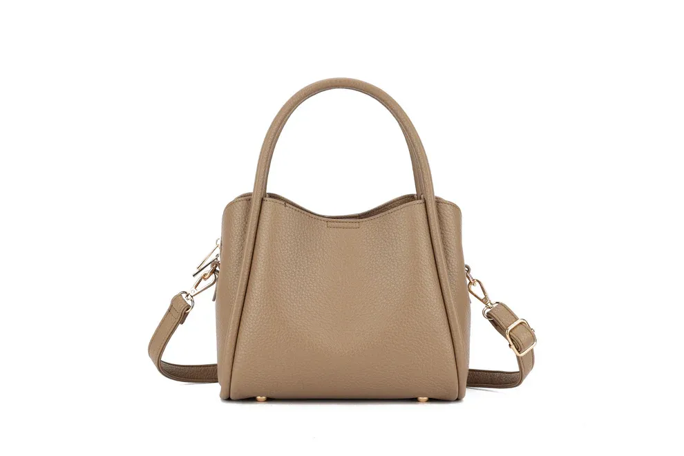 Image 5 of Faux Leather Loop Shoulder Bag