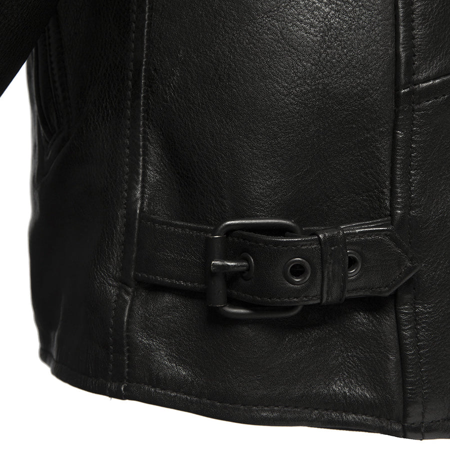 Image 4 of Outrider Men's Motorcycle Leather Jacket