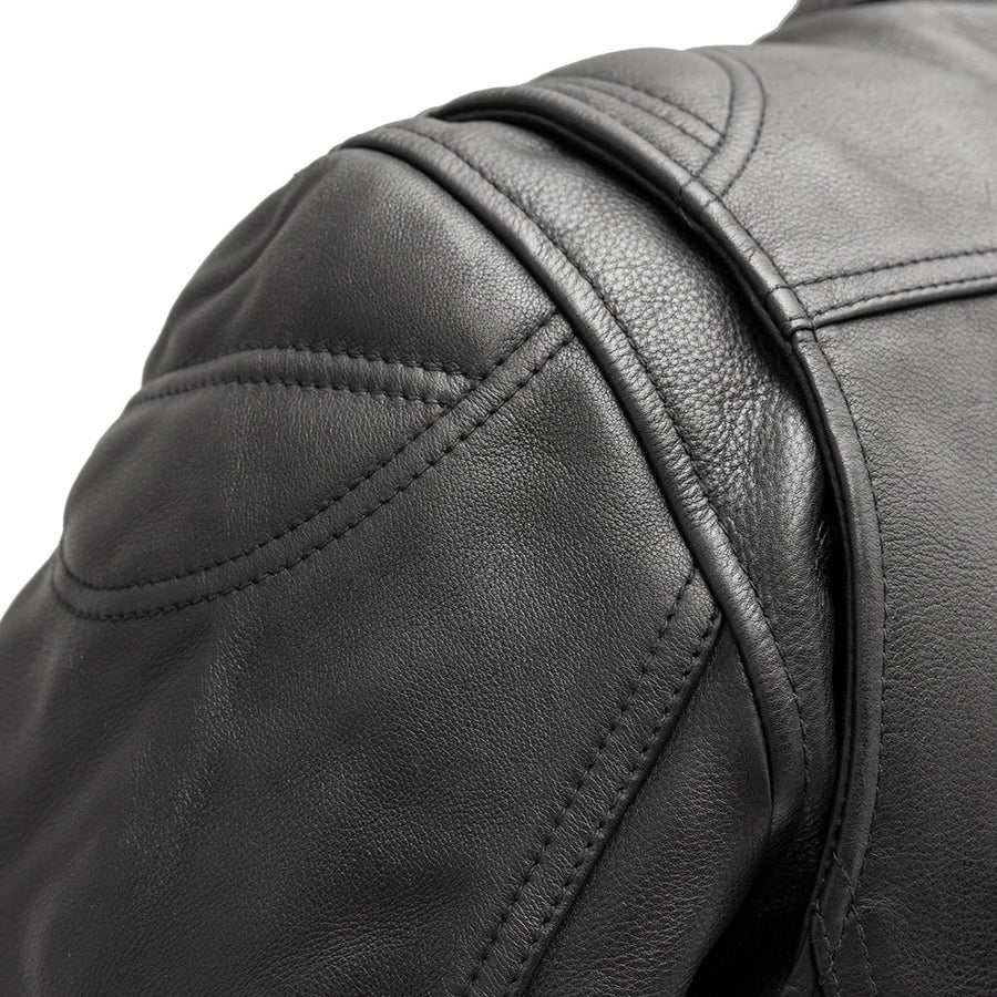 Image 4 of Hellfire Hide Men's Motorcycle Leather Jacket