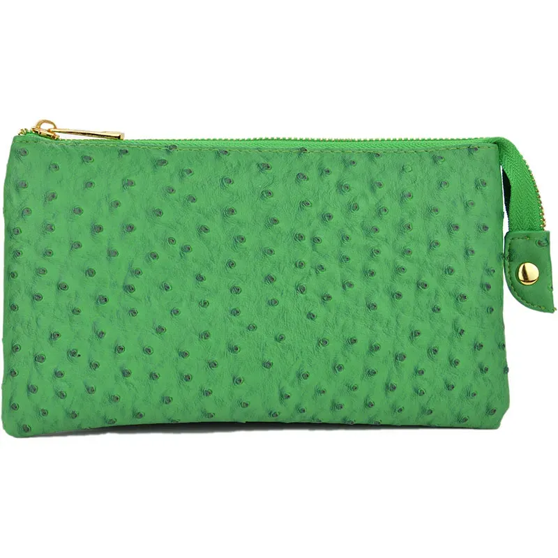 Image 4 of Faux Leather Middle Clutch Dotted