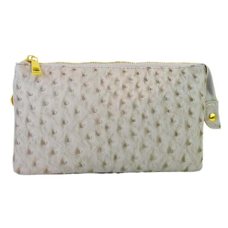 Image 5 of Faux Leather Middle Clutch Dotted