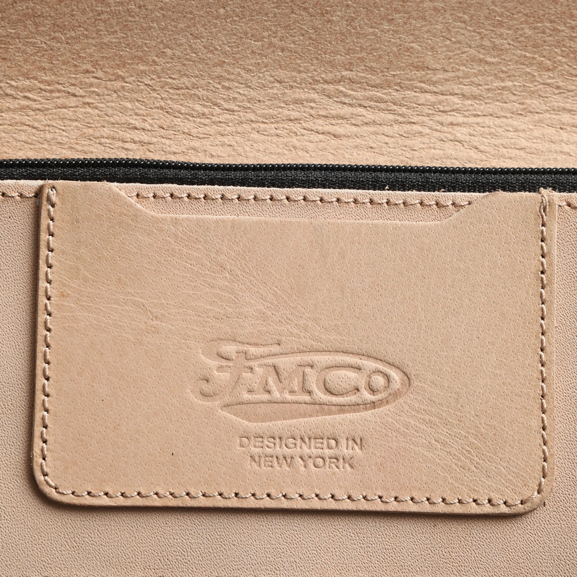 Image 4 of LARGE TRUCKER - Vegetable Tanned Leather Wallet Natural