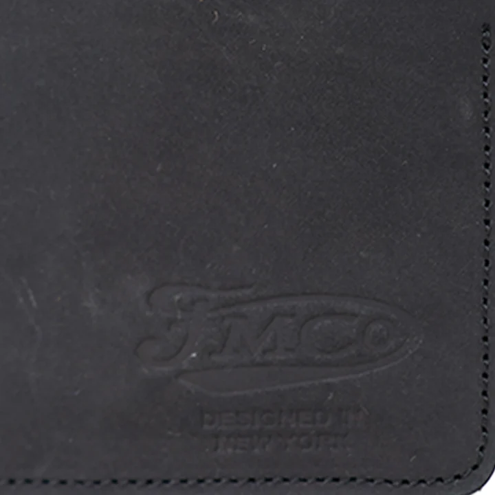 Image 5 of Bifold Wallet – Vegetable Tanned Leather Gunmetal Black